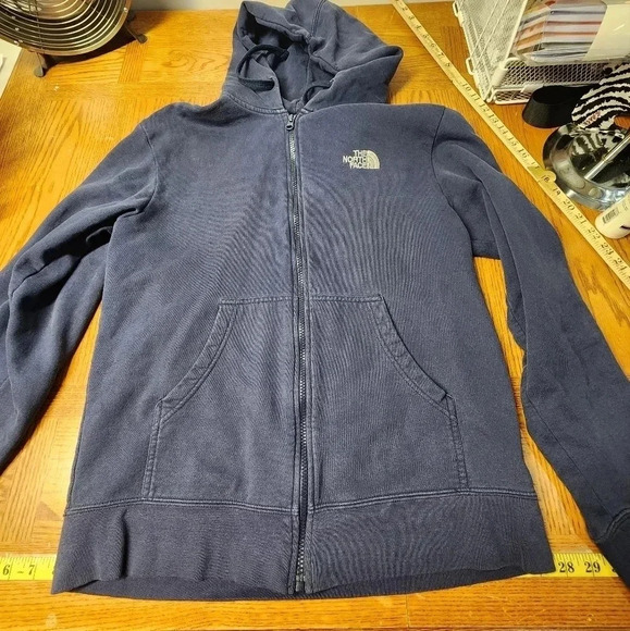 The North Face Other - The North Face Men's Navy Blue Hooded Sweatshirt Full Zip Size M